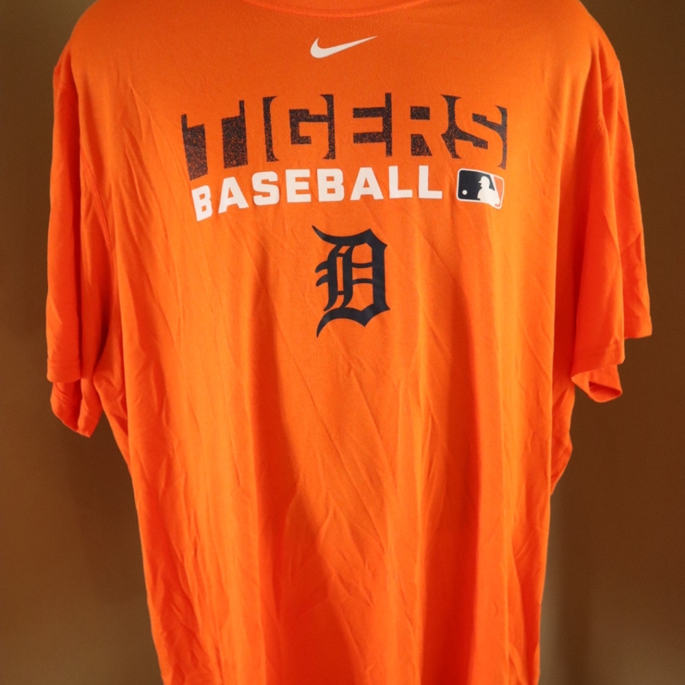 Nike Dri Fit Detroit Togers Baseball Short Sleeve T Shirt 2XL / XXL